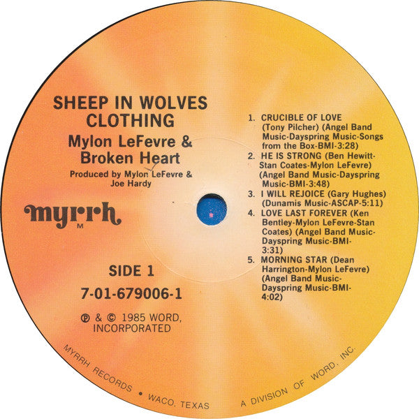 Mylon & Broken Heart – Sheep In Wolves Clothing LP vinyl record, image 3 of 6