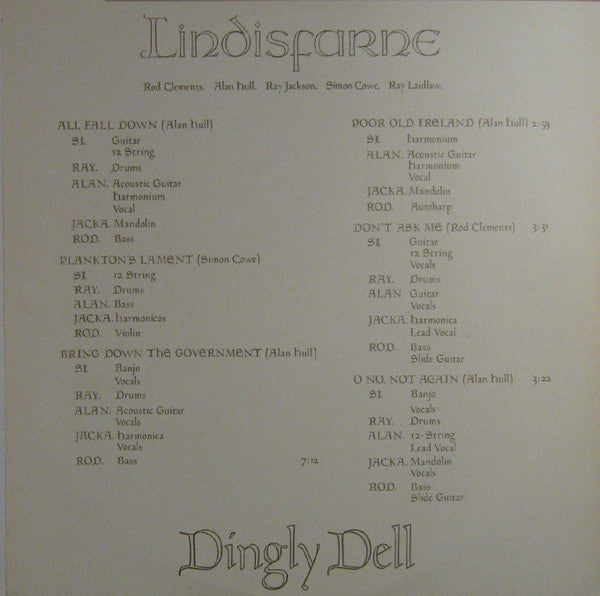 Lindisfarne – Dingly Dell LP vinyl record, image 4 of 6