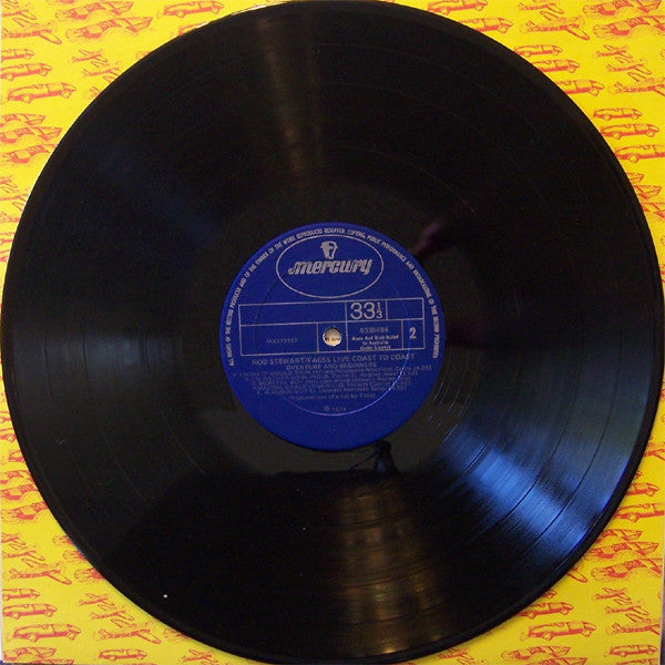 Rod Stewart, Faces – Live Coast To Coast - Overture And Beginners LP vinyl record, image 4 of 4