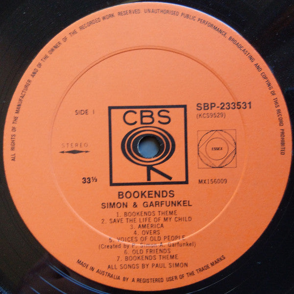 Simon & Garfunkel – Bookends LP vinyl record, image 3 of 4