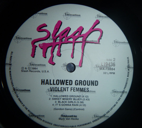 Violent Femmes – Hallowed Ground LP vinyl record, image 4 of 5