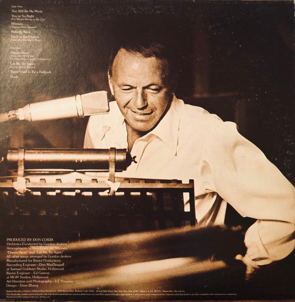 Frank Sinatra – Ol' Blue Eyes Is Back LP vinyl record, image 2 of 5