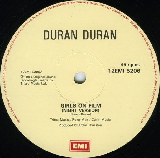 Duran Duran – Girls On Film (Night Version)