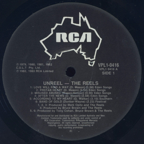 The Reels – Unreel LP vinyl record, image 3 of 4