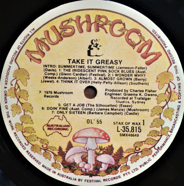 Ol' 55 – Take It Greasy LP vinyl record, image 9 of 10