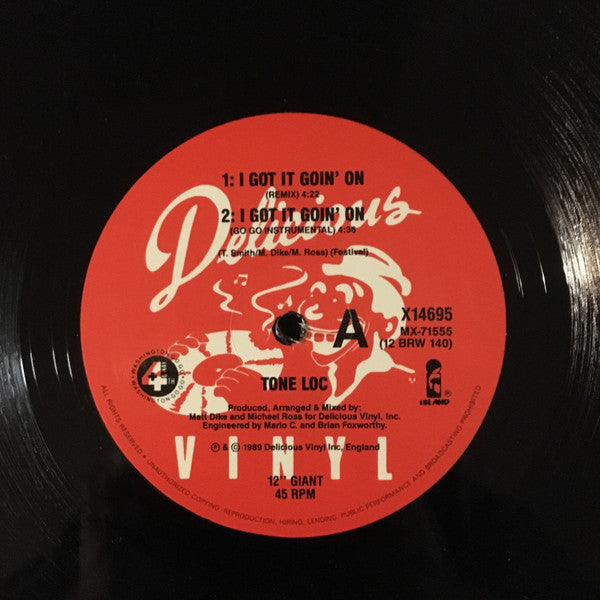 Tone Loc – I Got It Goin' On 12" vinyl record, image 3 of 4