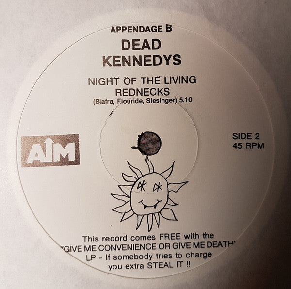Dead Kennedys – Give Me Convenience Or Give Me Death LP vinyl record, image 10 of 10