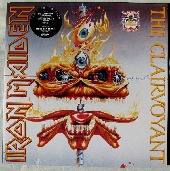 Iron Maiden – The Clairvoyant · Infinite Dreams (2x12") 12" vinyl record, image 9 of 9