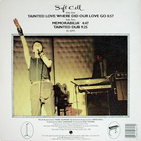 Soft Cell – Tainted Love / Where Did Our Love Go 12" vinyl record, image 2 of 6