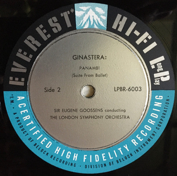 John Antill, Alberto Ginastera, Sir Eugene Goossens, London Symphony Orchestra – Corroboree Suite From Ballet / Panambi Suite From Ballet LP vinyl record, image 4 of 5