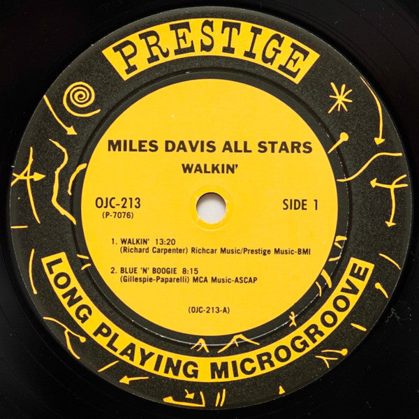 Miles Davis All Stars – Walkin' LP vinyl record, image 3 of 4