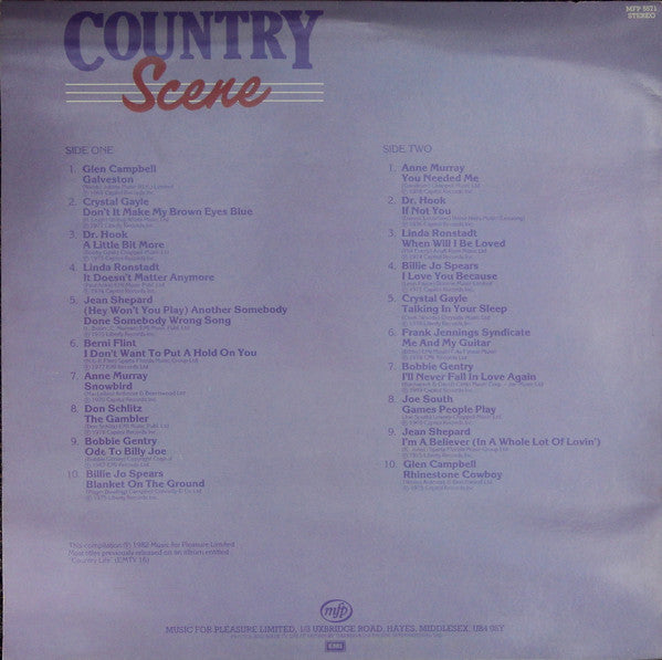 Various – Country Scene (20 Classic Tracks) LP vinyl record, image 2 of 4