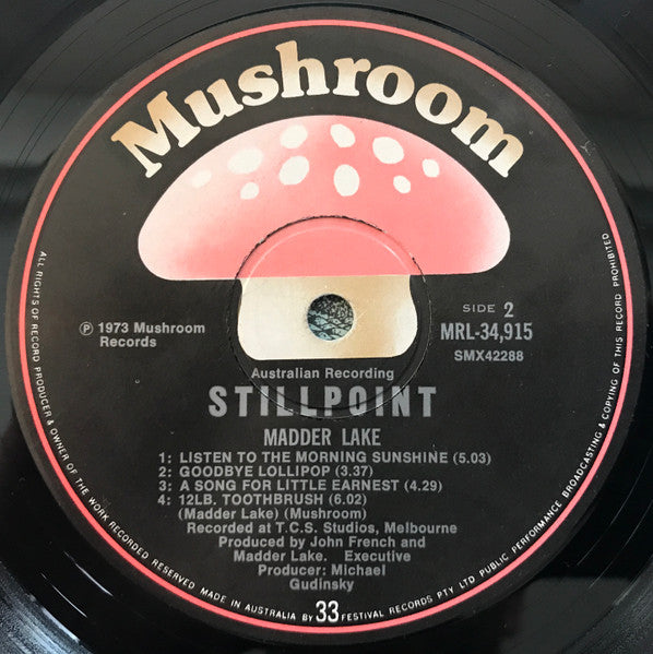 Madder Lake – Stillpoint LP vinyl record, image 6 of 6