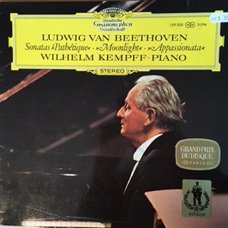 Ludwig van Beethoven, Wilhelm Kempff – Sonaten - Pathétique · Mondschein - Moonlight · Appassionata LP vinyl record