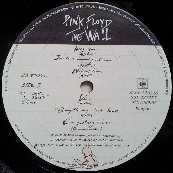 Pink Floyd – The Wall (2xLP) LP vinyl record, image 5 of 10