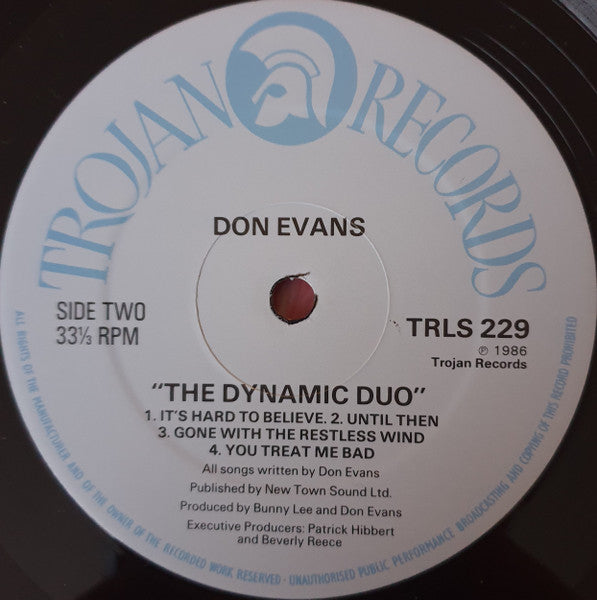 Audrey Hall, Don Evans – The Dynamic Duo LP vinyl record, image 4 of 4