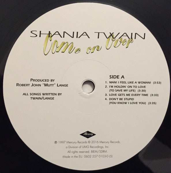 Shania Twain – Come On Over (2xLP) LP vinyl record, image 4 of 9