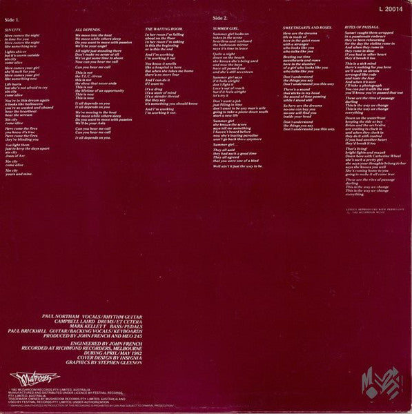 Meo 245 – Rites Of Passage LP vinyl record, image 2 of 5