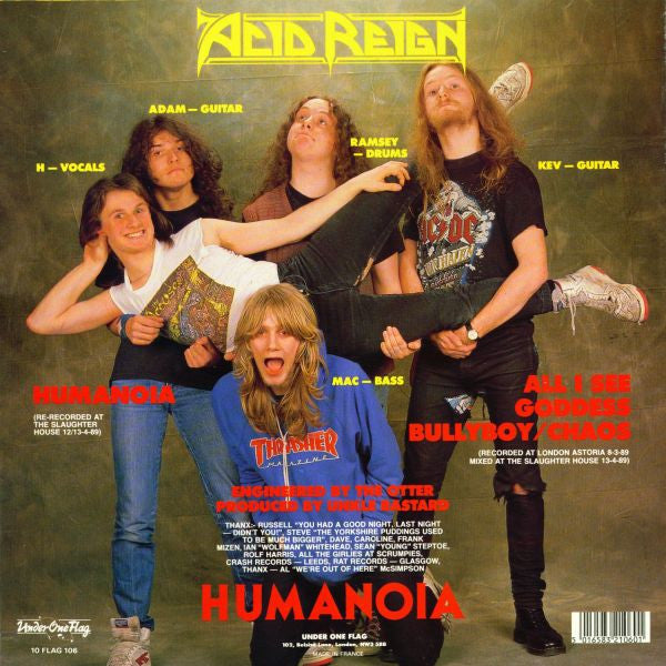 Acid Reign – Humanoia 10" vinyl record, image 2 of 4