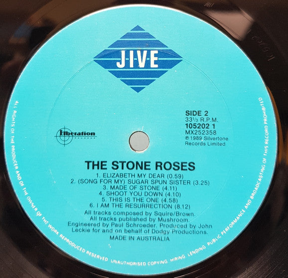 The Stone Roses – The Stone Roses LP vinyl record, image 4 of 6