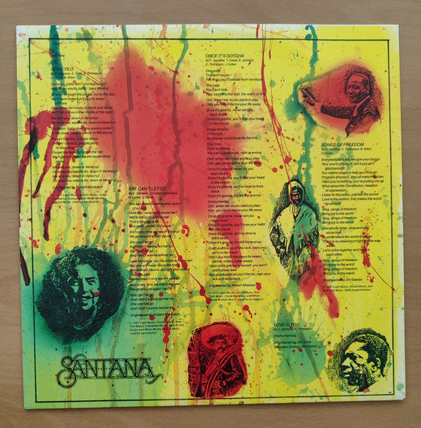 Santana – Freedom LP vinyl record, image 5 of 6
