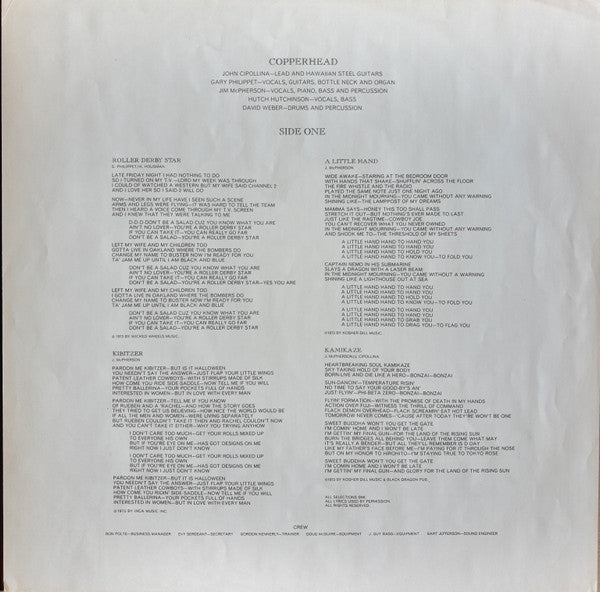 Copperhead – Copperhead LP vinyl record, image 5 of 6