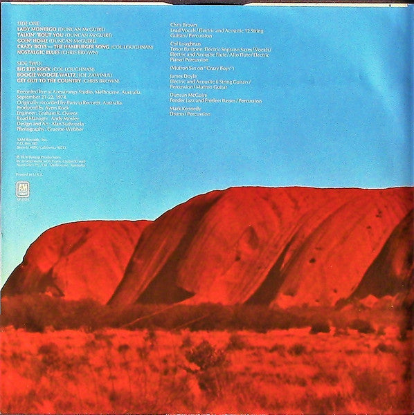 Ayers Rock – Big Red Rock LP vinyl record, image 6 of 6