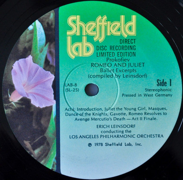 Sergei Prokofiev, Erich Leinsdorf – Romeo And Juliet (Ballet Excerpts) LP vinyl record, image 2 of 10