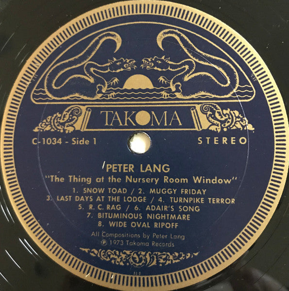 Peter Lang – The Thing At The Nursery Room Window LP vinyl record, image 3 of 4