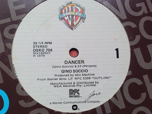 Gino Soccio – Dancer 12" vinyl record, image 3 of 4