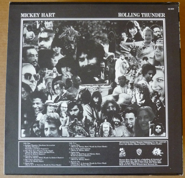 Mickey Hart – Rolling Thunder LP vinyl record, image 2 of 6