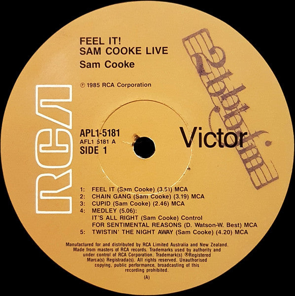 Sam Cooke – Live At The Harlem Square Club 1963 LP vinyl record, image 5 of 8