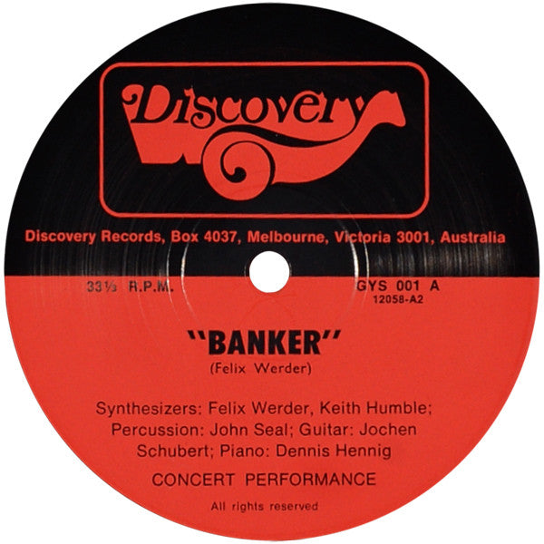 Felix Werder – Banker - A Music-Theatre LP vinyl record, image 3 of 4