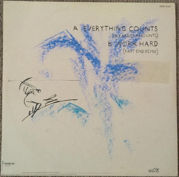 Depeche Mode – Everything Counts (In Larger Amounts) 12" vinyl record, image 2 of 5