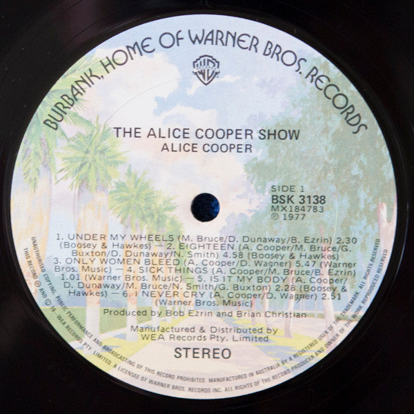 Alice Cooper – The Alice Cooper Show LP vinyl record, image 4 of 4