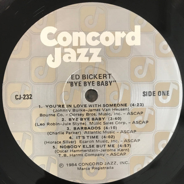 Ed Bickert – Bye Bye Baby LP vinyl record, image 3 of 4
