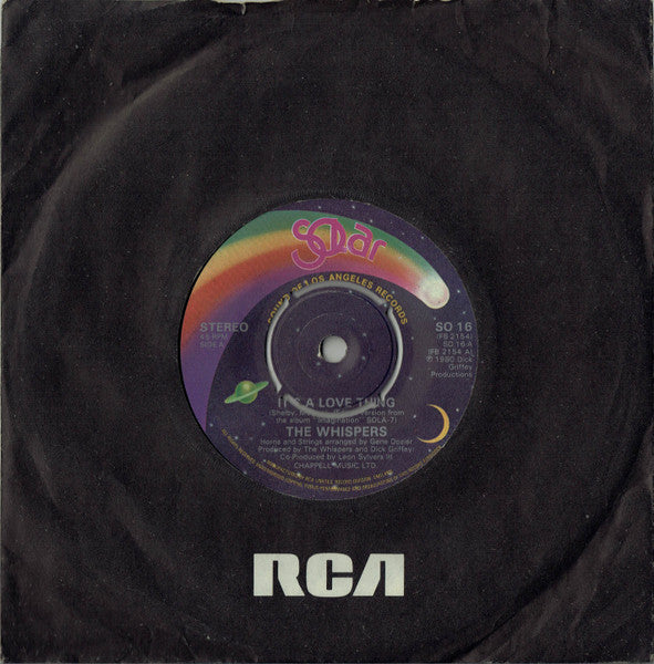 The Whispers – It's A Love Thing 7" vinyl record, image 3 of 4