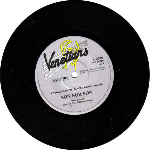 The Venetians – Sound On Sound 7" vinyl record, image 2 of 4