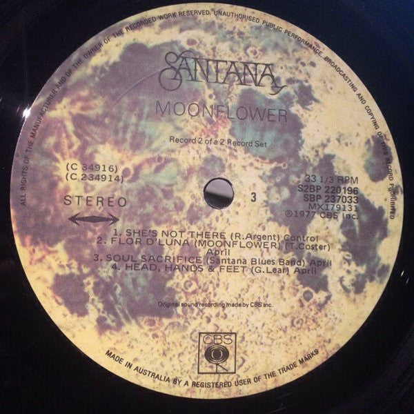 Santana – Moonflower (2xLP) LP vinyl record, image 4 of 7