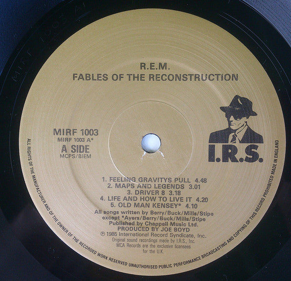 R.E.M. – Fables Of The Reconstruction / Reconstruction Of The Fables LP vinyl record, image 3 of 6