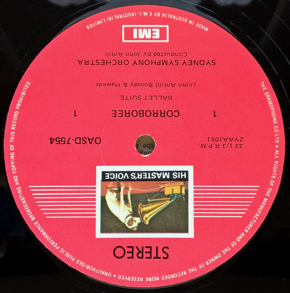 John Antill, Sydney Symphony Orchestra – Corroboree Ballet Suite LP vinyl record, image 5 of 6