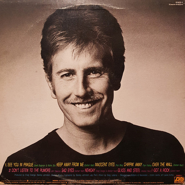 Graham Nash – Innocent Eyes LP vinyl record, image 2 of 3