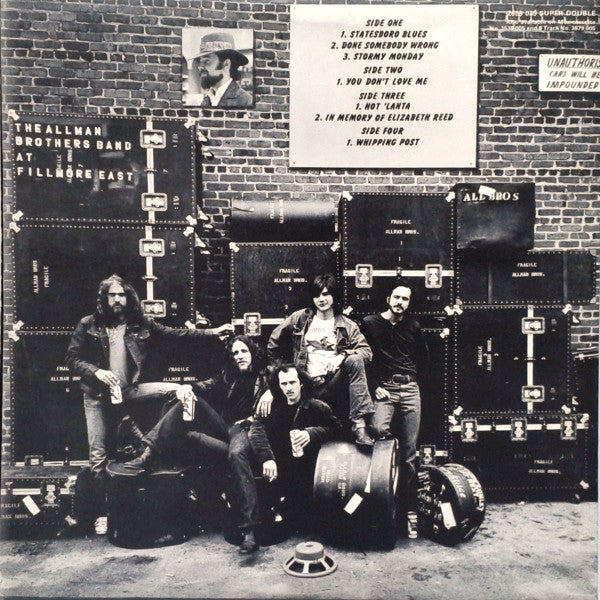 The Allman Brothers Band – The Allman Brothers Band At Fillmore East (2xLP) LP vinyl record, image 2 of 8