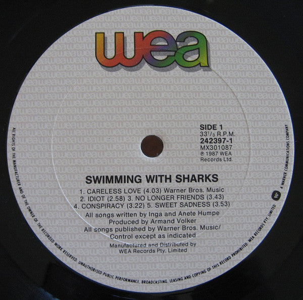Humpe Humpe – Swimming With Sharks LP vinyl record, image 5 of 6