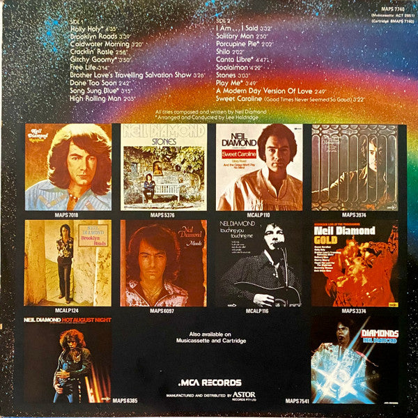 Neil Diamond – 20 Super Hits LP vinyl record, image 2 of 4