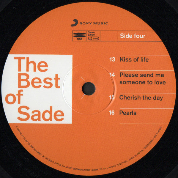 Sade – The Best Of Sade (2xLP) LP vinyl record, image 9 of 10