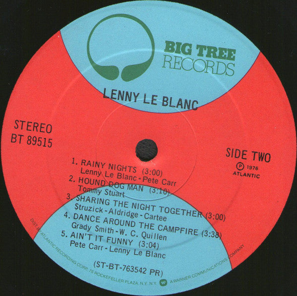 Lenny LeBlanc – Lenny LeBlanc LP vinyl record, image 4 of 6