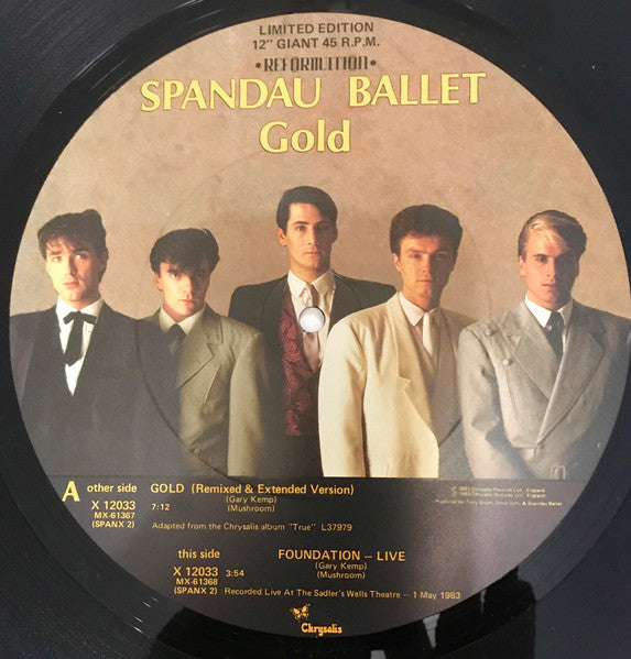 Spandau Ballet – Gold 12" vinyl record, image 4 of 5