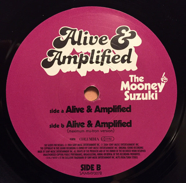The Mooney Suzuki – Alive & Amplified 7" vinyl record, image 3 of 4