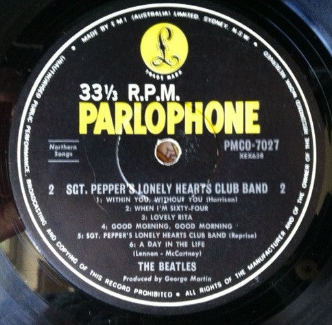 The Beatles – Sgt. Pepper's Lonely Hearts Club Band LP vinyl record, image 5 of 6